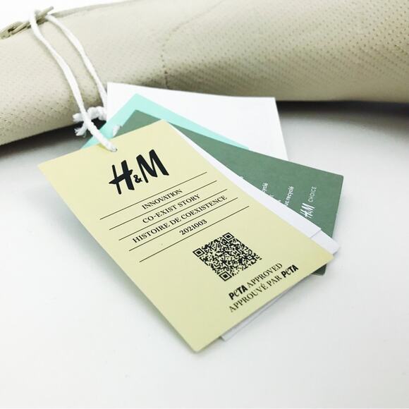 NWT H&M Innovation Co-Exist Story Thigh-High Boots in Cream | Size 6 - Picture 14 of 15